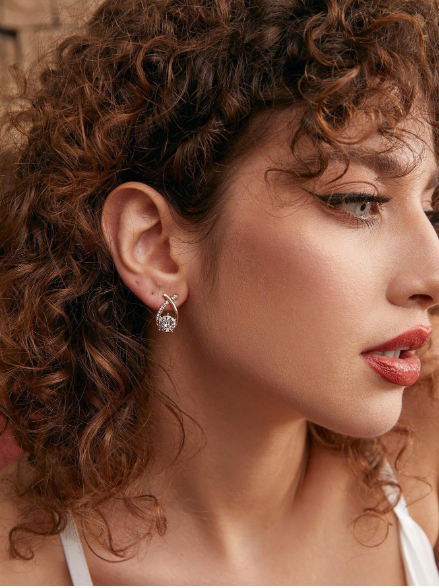 Brinco Diamond Banhado a Ouro 18k