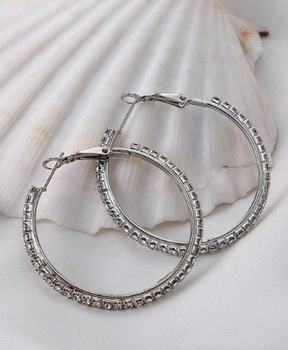 Brinco Argola de Prata Folheado a Ouro 18k