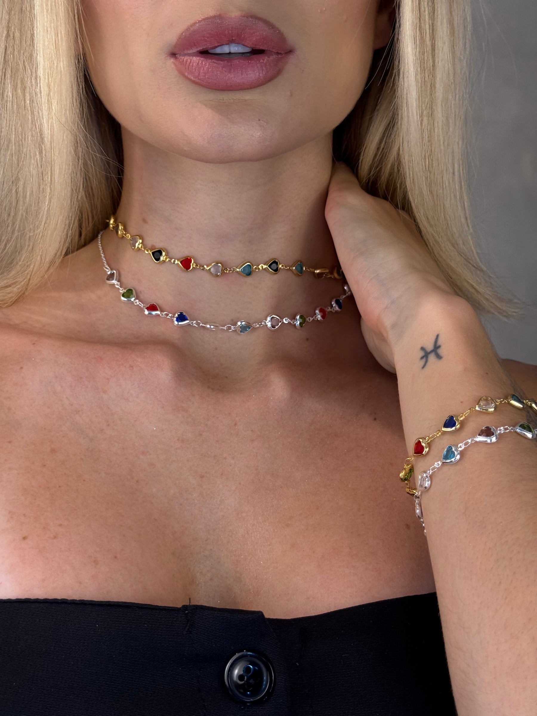 Choker & Pulseira Veneziana joias premium