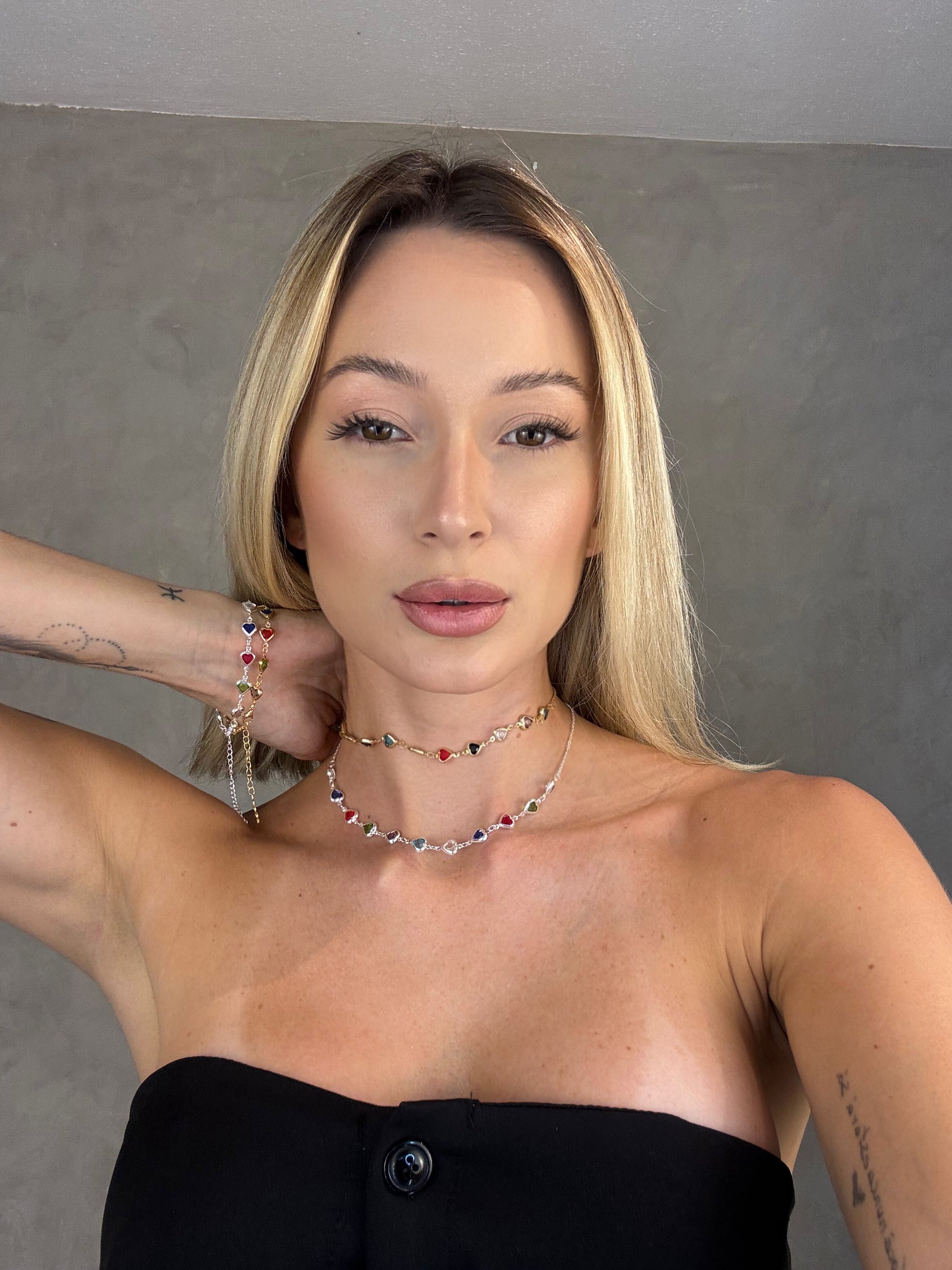 Choker & Pulseira Veneziana joias premium