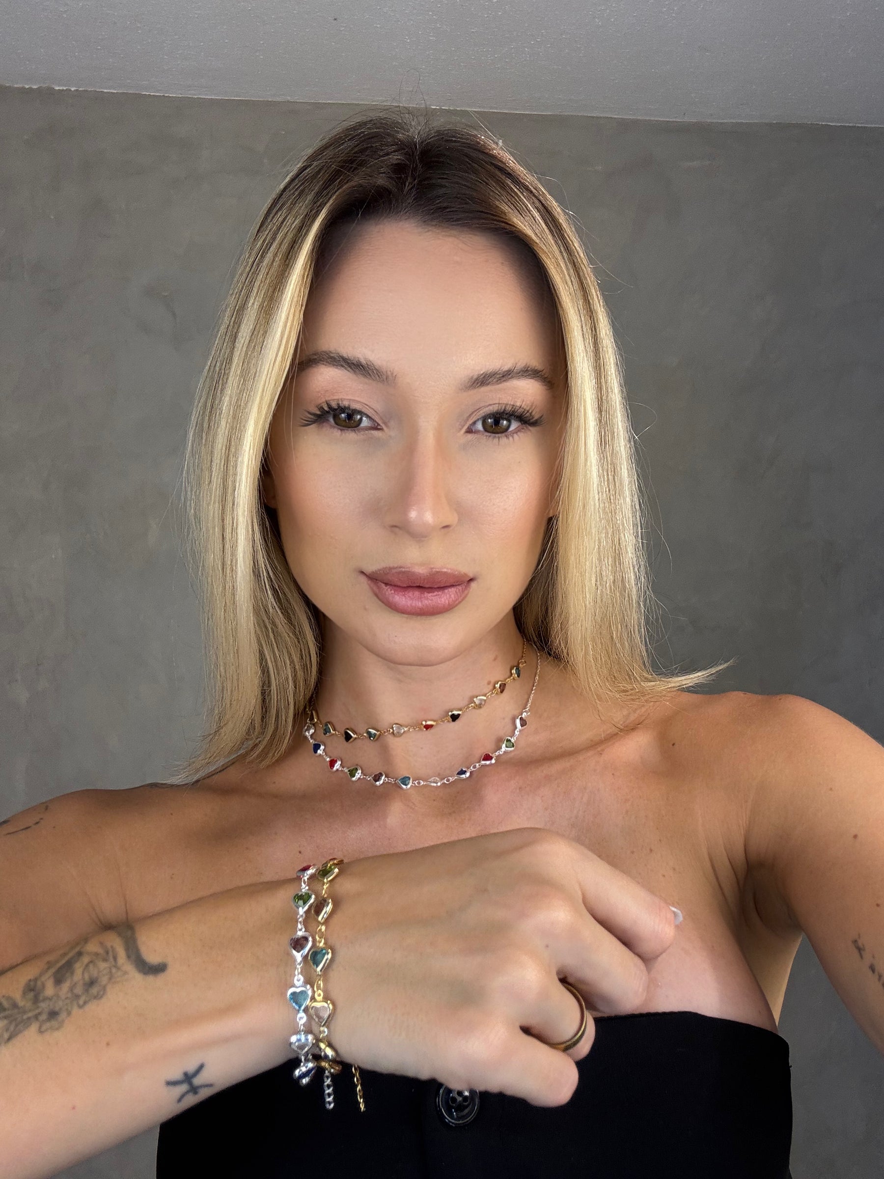 Choker & Pulseira Veneziana joias premium