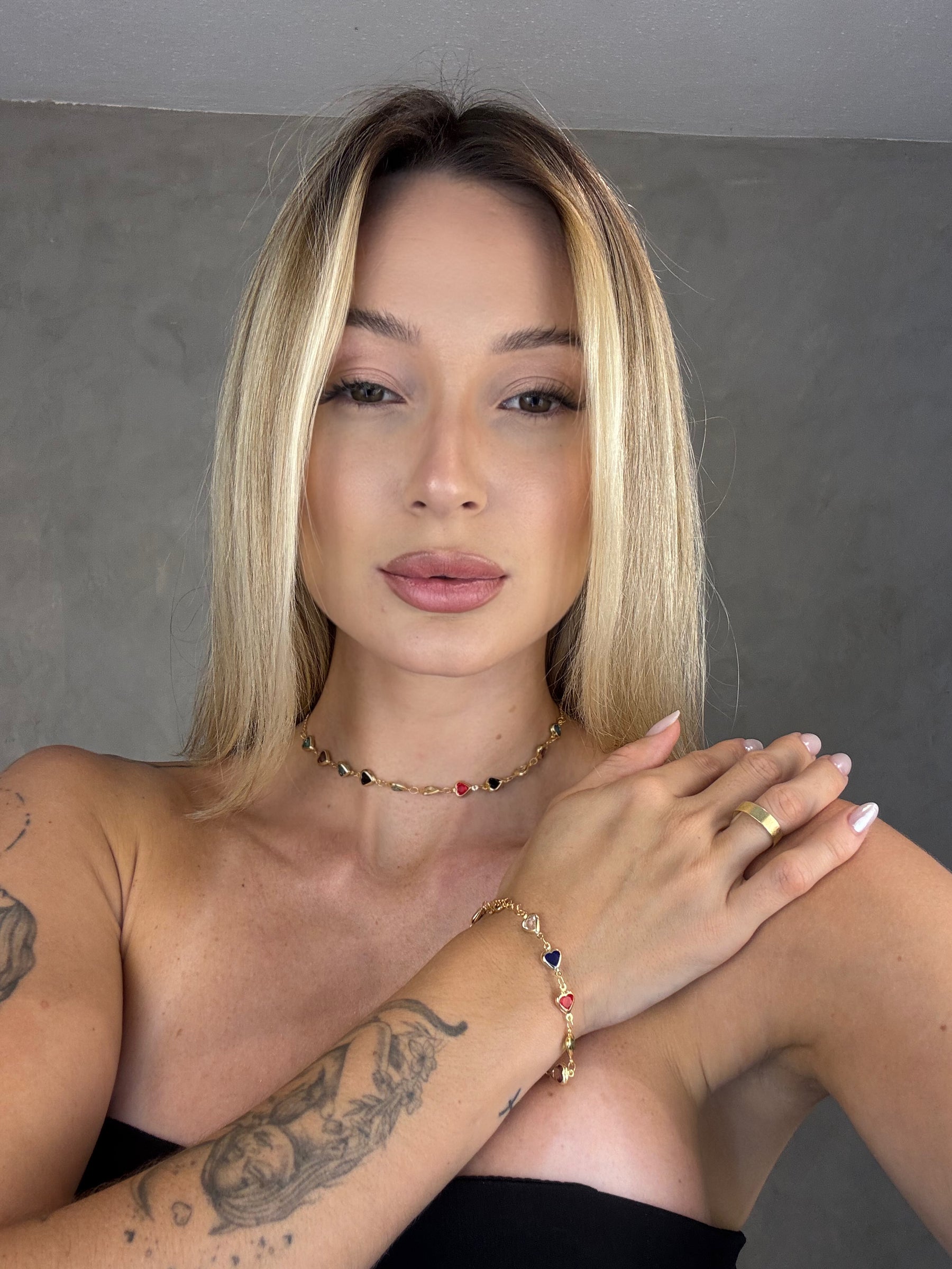 Choker & Pulseira Veneziana joias premium