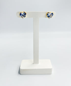 Conjunto Colar e Pulseira Grumet e Brincos de Diamante de Coração